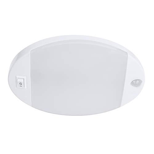Facon 12V RV Interior Ceiling Light with Switch and Motion Sensor Function, LED RV Puck Light, 12Volts Interior Light for RV Motorhomes Camper Caravan Trailer Boat - Image 1