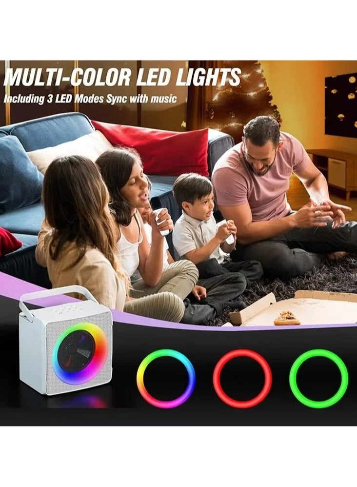 JAJEEK SD-508 Home & Outdoor Portable Bluetooth Speaker with Dual Wireless Microphones – High-Quality Sound, Long Battery Life, Perfect for Karaoke, Parties, and Outdoor Events, Wireless Streaming, Compatible with All Bluetooth Devices - Image 2