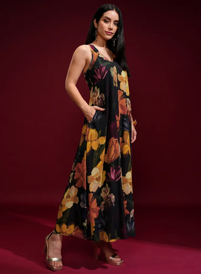 Vishudh Floral Print Dress