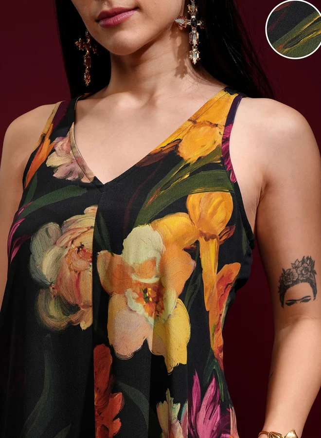 Vishudh Floral Print Dress