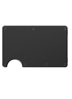 Generic Metal Wallets Carbon Fiber Wallet for Men Slim Minimalist Front Pocket RFID Blocking with Money Clip Obsidian Cash Credit Card Holder  - Image 5