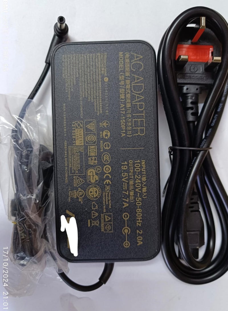 CS LAPTOP ADAPTER ASUS 19.5V 7.7A 150W 5.5*2.5mm BIG PIN - Image 1