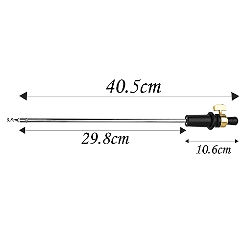 Yootones 1Pcs Yootones 1/2 Cello Strings Tailrod Endpin Tail Rod End Pin Cello Parts Compatible with Cello Parts 15.9in - Image 5