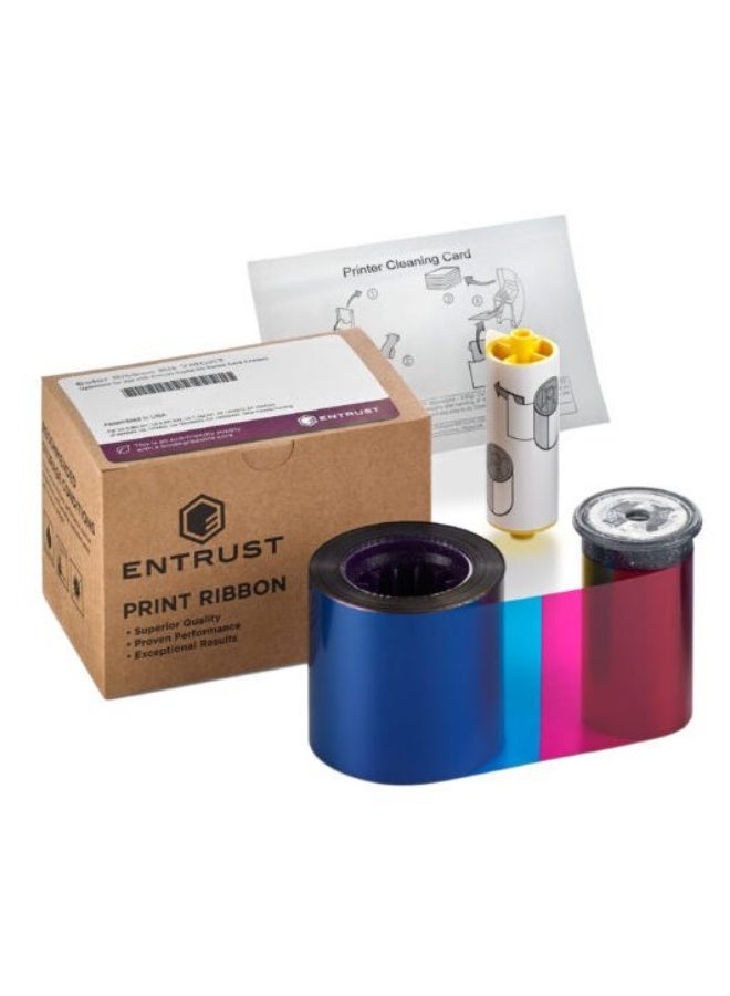 Entrust YMCKT Color Ribbon Sigma DS [525100-004-S100] (500 images) - Image 1