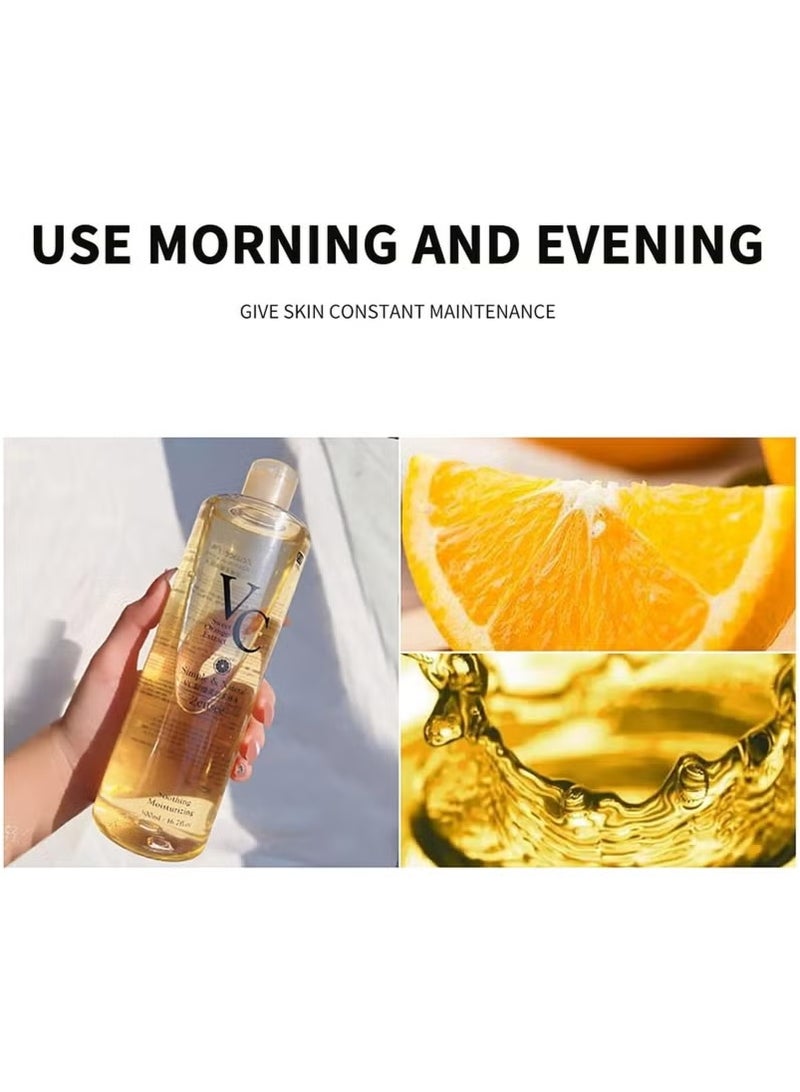 Vc Toner Intensive Whitening, Vitamin C toners, Vitamin C Moisturizing Toners, Ingredients Deeply Hydrate and Enhance Skin Elasticity 500ml  - Image 3