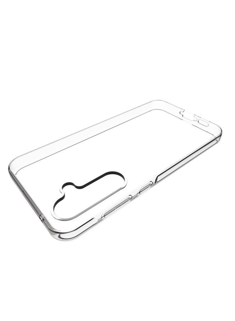 يوارب كينج غطاء خلفي شفاف رفيع ومرن من مادة TPU مضاد للصدمات لهاتف Samsung Galaxy A55 5G شفاف - Image 4