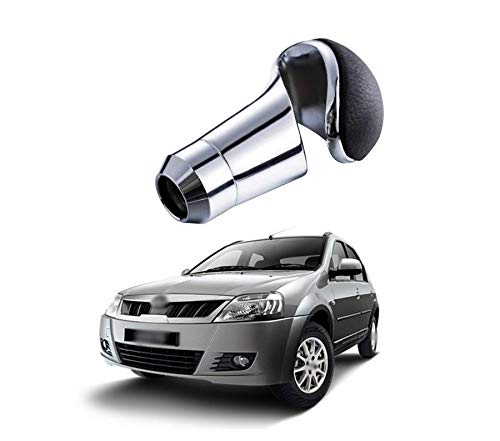 PRIKNIK Black Car Gear Shifter Lever Manual Modified Shifter Knob Handle Shift Lever Fit with 8mm 10mm 12mm Adapters Compatible with M-ahindra V-erito - Image 3
