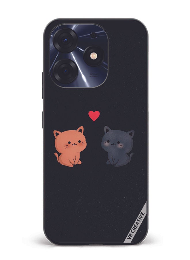 VR CREATIVE Protective Case Cover For Tecno Spark 10 Pro Cats Design Multicolour - Image 1