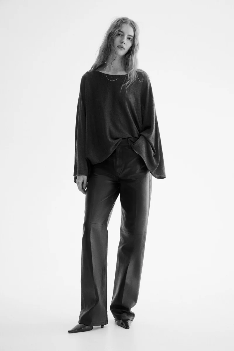 اتش اند ام بلوزة فضفاضة