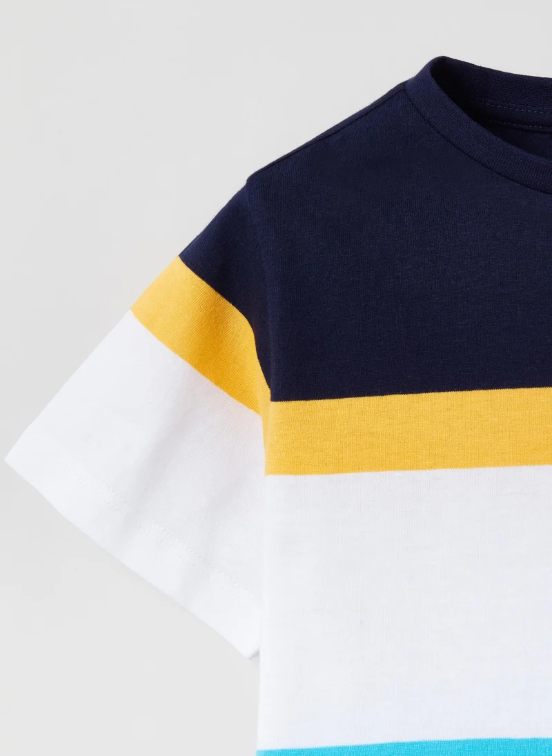 Ovs Colourblock cotton T-shirt