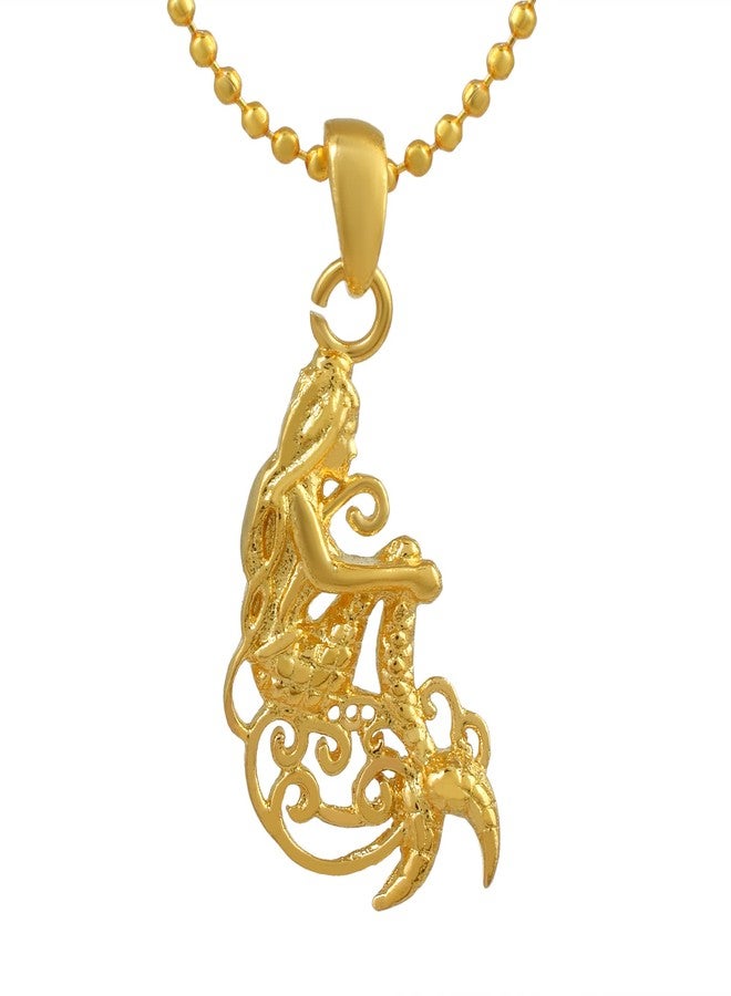 Memoir Brass Goldplated Mermaid Fashion Pendant women Men (PCOM4432) - Image 1