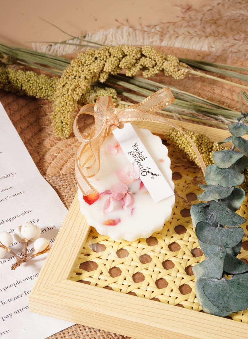 1 pack of 35 grams 1.32 ounces | Rose aromatherapy wax | Hand dried flowers | 2-3 years of long-lasting fragrance  - Image 1