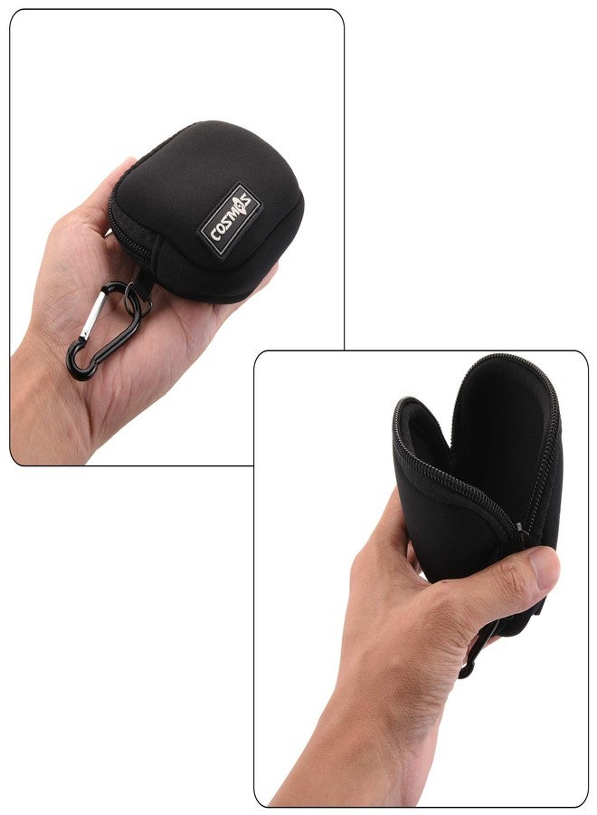 CM Pack of 2 Mini Pouch Case Bag Small Travel Storage Carrying Bag Compatible with MagSafe Power Adapter, Laptop Accessories Cables, Cords, USB Drives, Earphones - Image 5