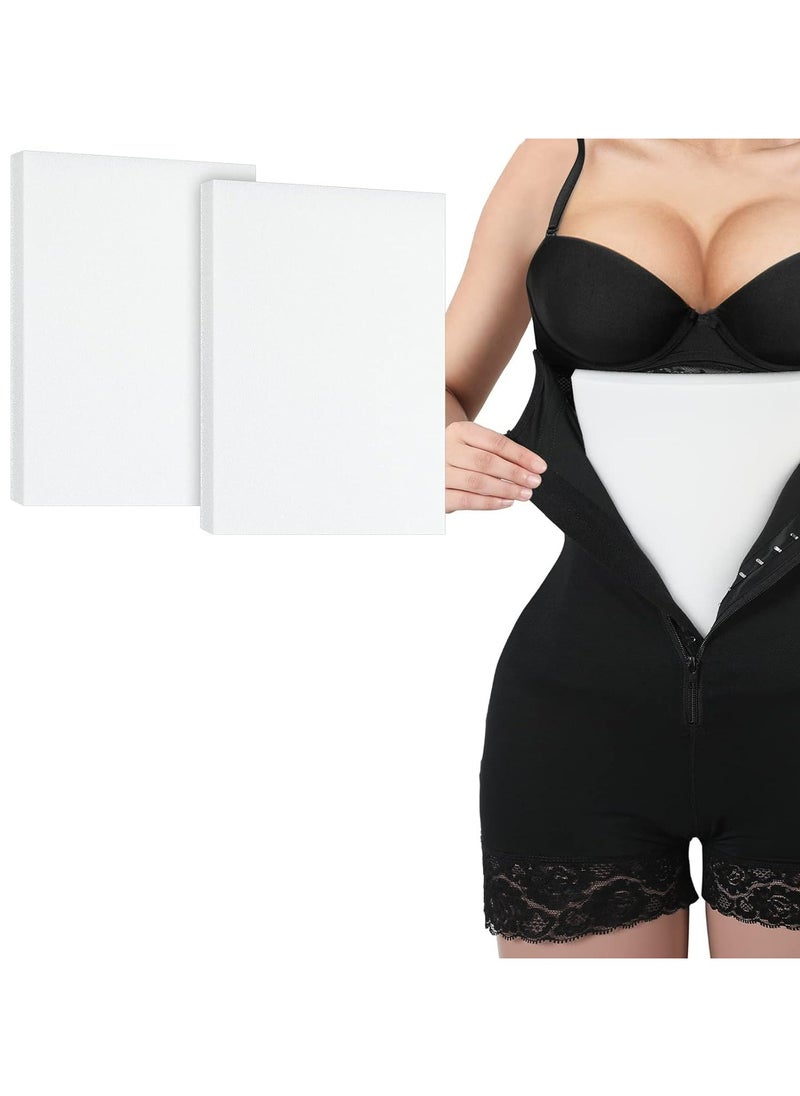 CMGTYYD Lipo Foam, Lipo Foam Pads, Flattening Abdominal Foam Board, Compression Garment After Liposuction Foam Boards, for Lipo Recovery Supplies, Ab Board Post Surgery Liposuction(2PCS) 