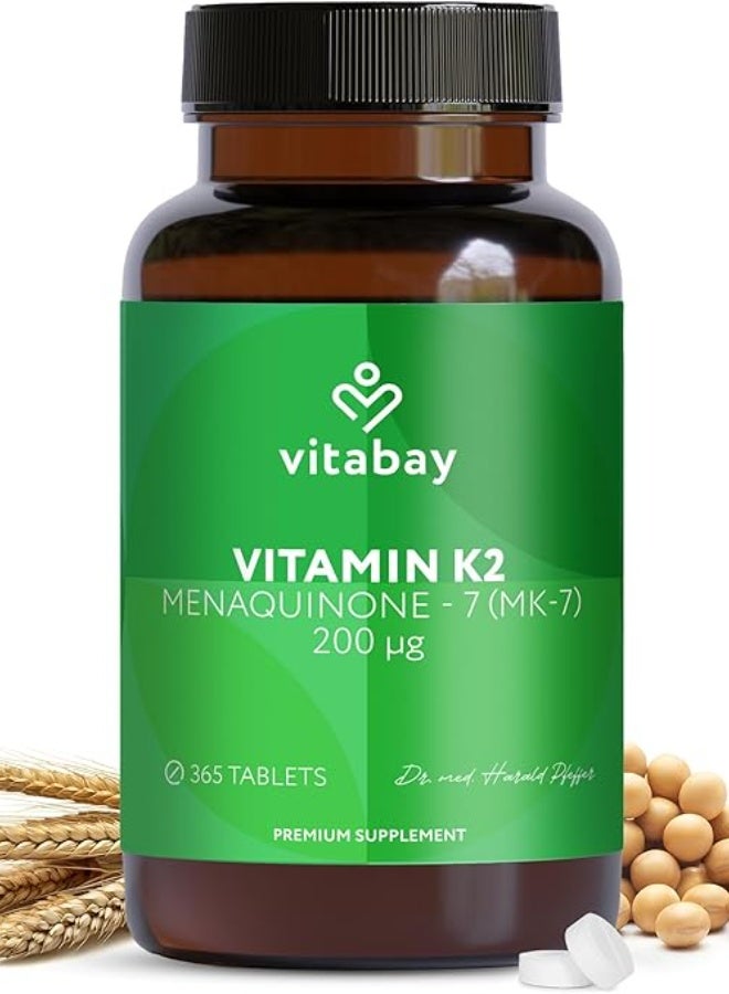 Vitabay Vitamin K2 MK-7 200 µg - 365 Vegan Tablets - Image 2