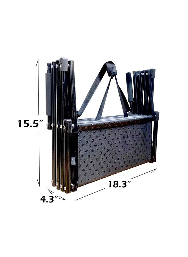 Maxworks PawStep 50722 Portable & Foldable 4-Step Pet Stairs Non-Slip Steps for SUV Trucks Vans Cars - Image 3