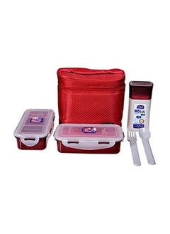 Lunch Bag 3Pc Set Red