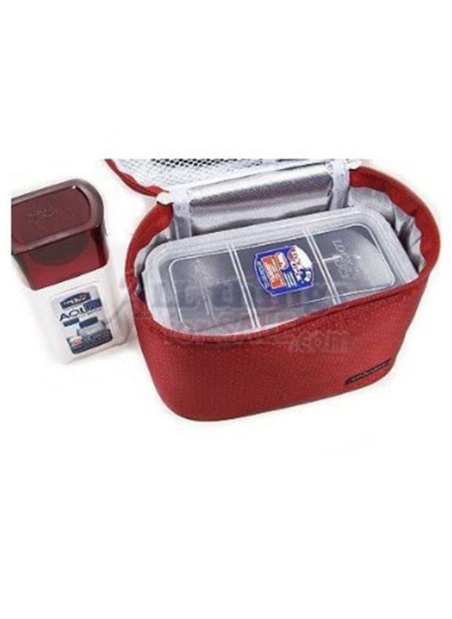 LocknLock - Lunch Bag 3Pc Set Red - Image 1