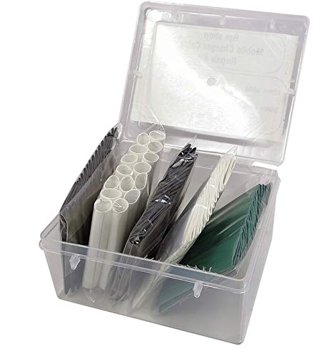 Rpi shop - 50 Pcs Colours Assorted Polyolefin Heat Shrink Tube, For Mobile Charger Cable Repairs, Cover For iPhone Lightning Charger Cable USB Cord, Cover for Type C, iPhone, Apple Lightning, HDMI - Image 2
