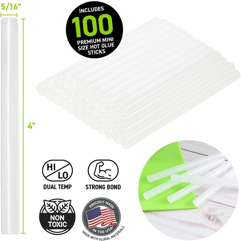 Surebonder Mini Clear Glue Sticks - 4 Inch, 100 Pack - Image 3
