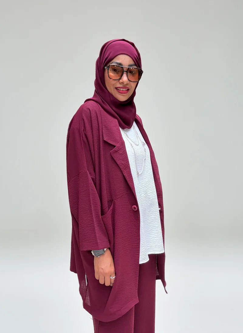 Bond  3 PC  Suit - Top, Shirt and Pants for Women | Best Price UAE