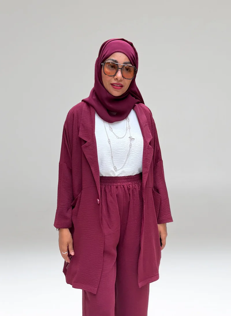 بوند 3 PC  Suit - Top, Shirt and Pants
