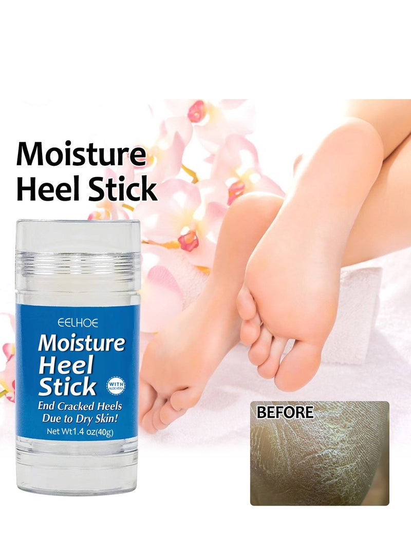 EELHOE Moisture Heel Stick，Heel repair stick, dry and cracked feet, heel moisturizing, exfoliating and tender foot protection，End Cracked Heels Due to Dry Skin! - Image 1
