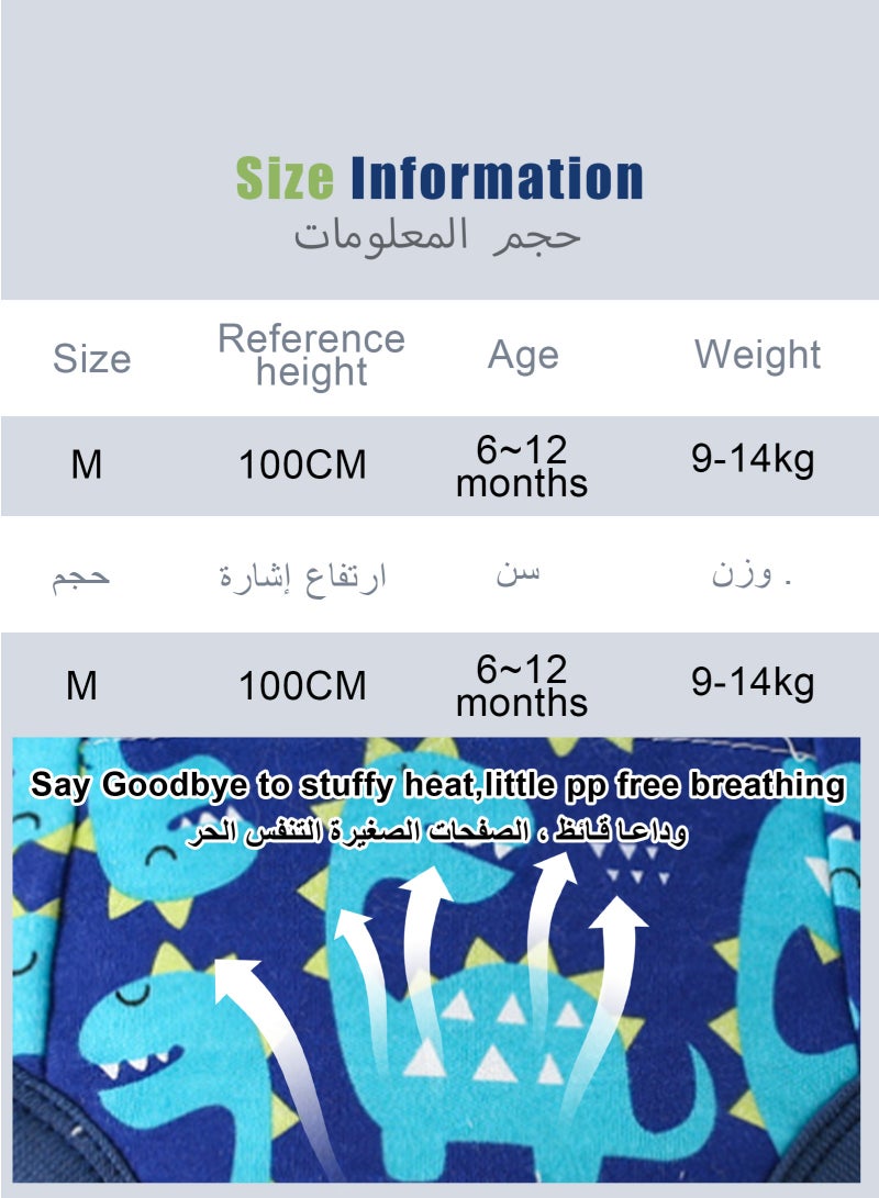 URbazaar Baby Potty Training Underwear for Boys and Girls, 5 Pack Absorbent Training Pants for Toddlers with Printed Reusable Cotton Toilet Training Pants for 8-13kg Kids (2-4 Years) - Image 3