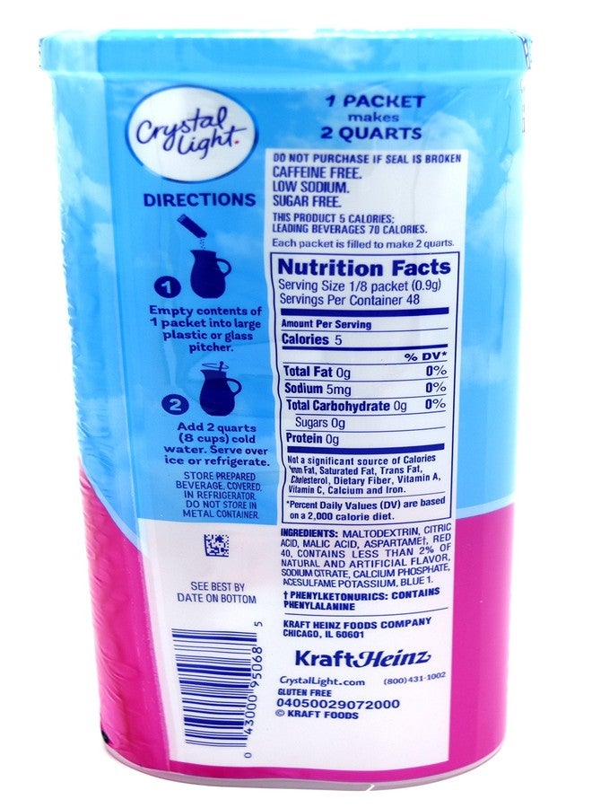 Crystal Light Raspberry Ice Drink Mix (12-quart), 1.3-ounce Packages (Pack of 2) - Image 2