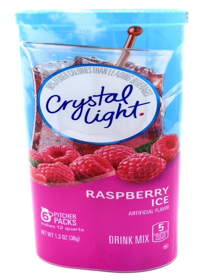 Crystal Light Raspberry Ice Drink Mix (12-quart), 1.3-ounce Packages (Pack of 2) - Image 1