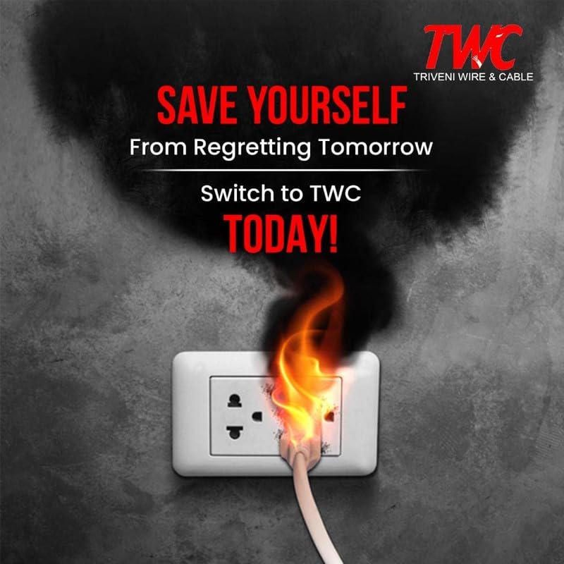 TWC Advance Single Core Electrical Wire Red 45 Meter 4 SQMM PVC electrical insulated copper wire Cable for Domestic Industrial Connection purpose Flame Resistant - Image 3