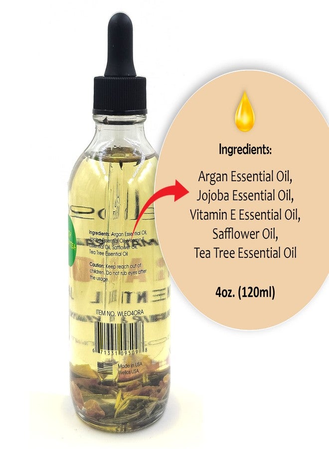 Wellos Aromatherapy Essential Oil for Hair & Skin (Orange), 4 fl oz(120ml) - Image 2