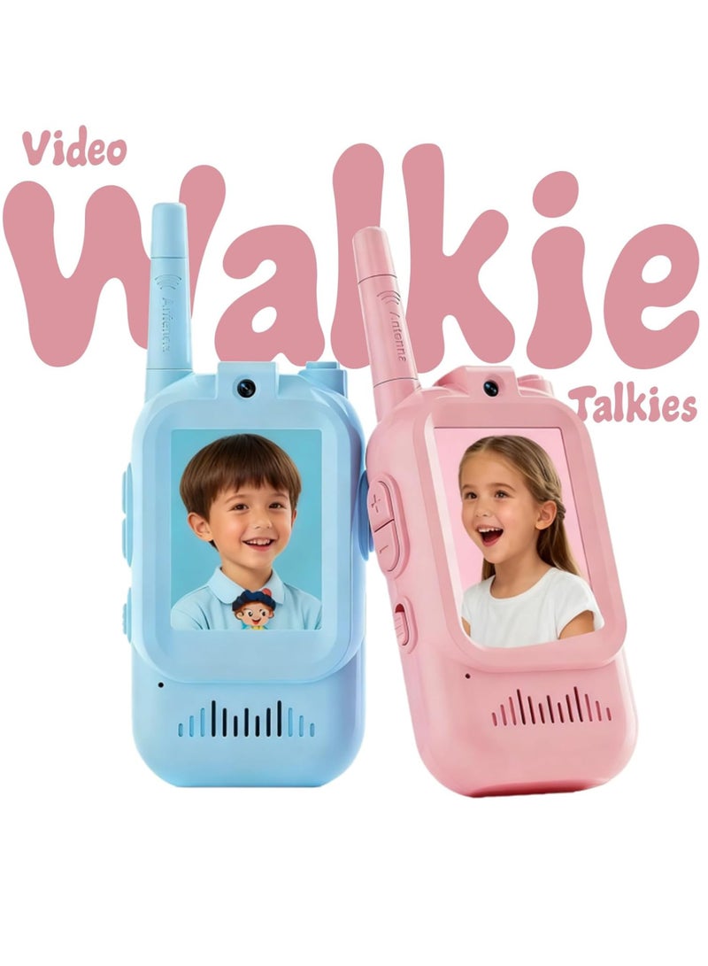 Hoco 2-Pack Kids Video Walky Talky with HD Camera | Rechargeable Long Range Toy for Boys & Girls Ages 3-8 | Voice Changer, Auto Pairing for Outdoor Play, Camping & Travel Gifts | Parent-Child Intercom - Image 3