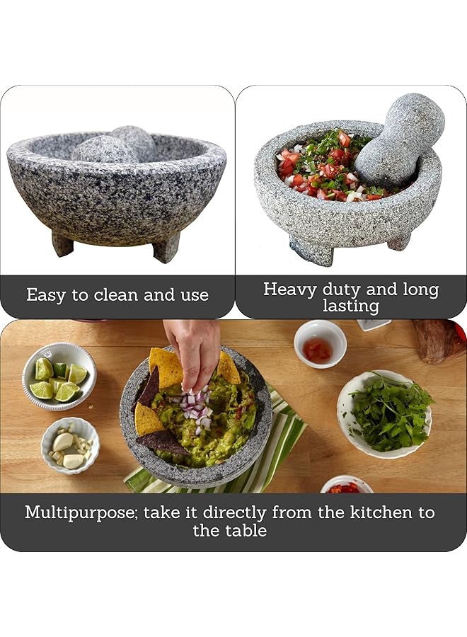 إيروريكس مطحنة توابل مولكاجيتي جرانيت أمريكية مقاس 6 بوصات باللون الرمادي - Image 2