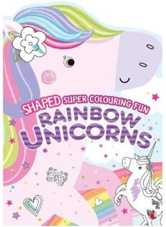 Shaped Super Colouring Fun: Rainbow Unicorns  - Image 2