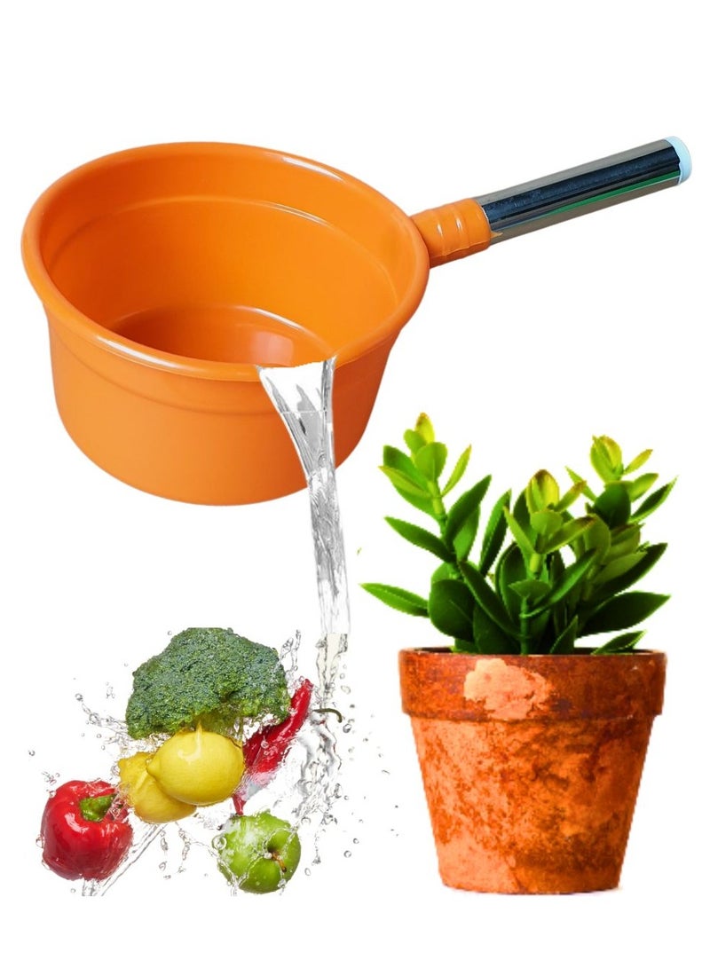 اي ار تي سي ملعقة ماء ومغرفة ماء وملعقة قحافة للحمام وغسل الشعر وكوب مغرفة ماء للمطبخ وغسل الأرز من ARTC لون برتقالى - Image 3