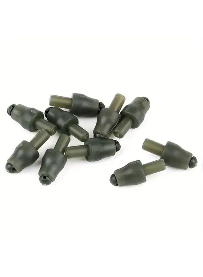 10pcs Quick Change Beads Fishing Feeder Rig Hook Length Carp Tackle Terminal Rubber Baits - Image 2