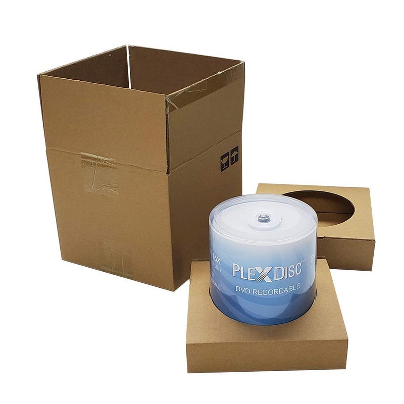 PlexDisc DVD+R 4.7GB 16X White Thermal Hub Printable - 100 Disc Spindle (FFP) - 63C-415-BX - Image 3