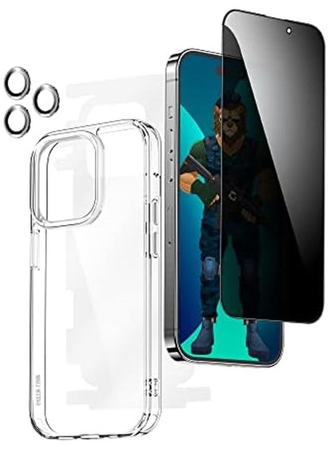 GREEN LION - For Iphone 15 Pro Case Silicone Case With 4G Strass Logo Case Anti Scratch Drop Resistant Shockproof Full Slim Bumper Protection Back Cover For Iphone 15 Pro 6.1" Black - Image 1