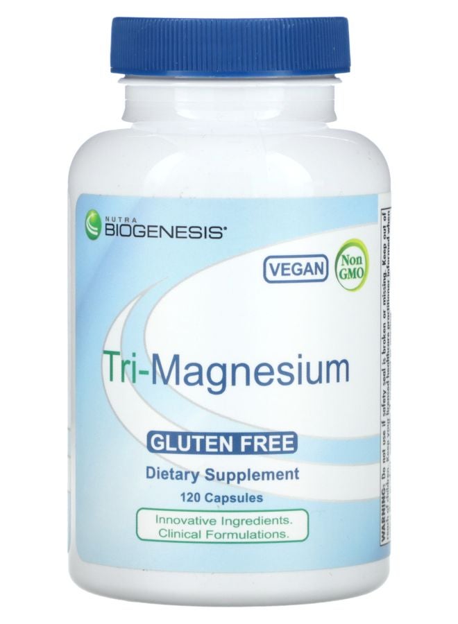 Nutra BioGenesis Tri-Magnesium 120 Capsules