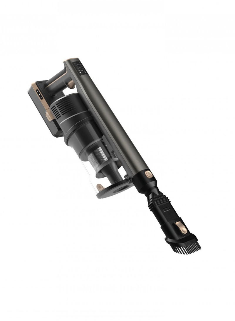 GREEN LION - Turbo Pro Vacuum Cleaner 350W / LED Display / 3 Speed Modes / Washable Filter / Significant Battery Capacity / 1.4L Dust Tank Capacity / Motorized Brush / 5-Stage Filtration System - Black - Image 1