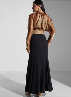 Amri Cap Sleeve Tie Detail Dress  - Image 2