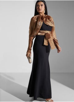 Amri Cap Sleeve Tie Detail Dress  - Image 4