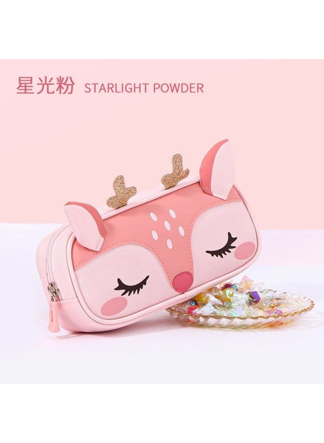 Children's Pencil Case Girl Primary School Students Cute Large Capacity Cartoon Stationery Storage Pencil Case High Color Value Multi-layer