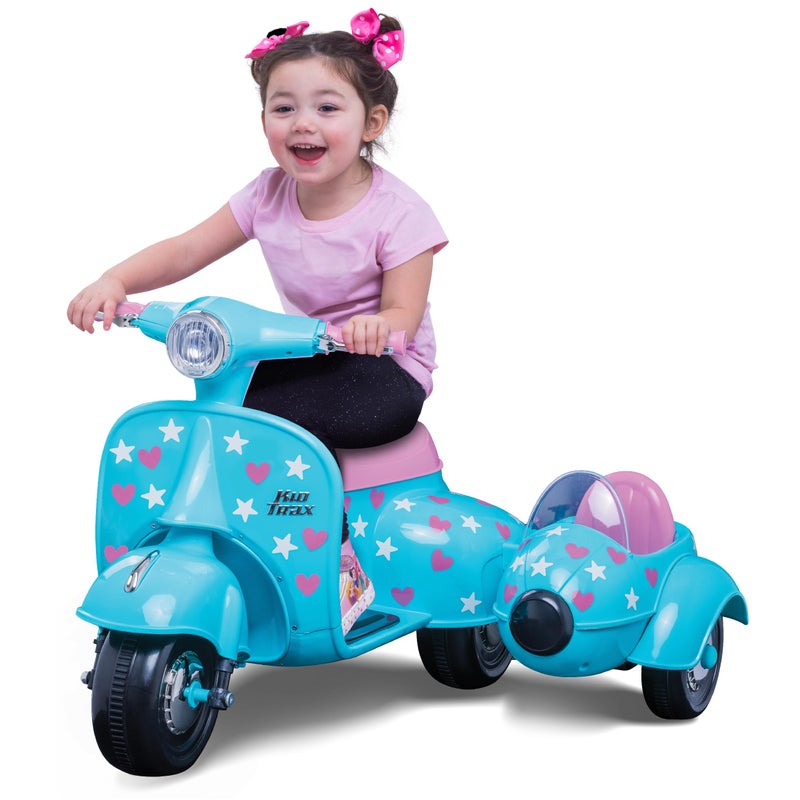 Kid Trax 6V Starlight Scooter with Sidecar for Kids Ages 1830 Months Maximum Rider Weight 44 lbs - Image 3
