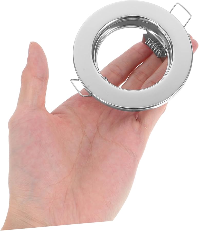 White Recessed LED Spotlight Trim Cover Easy Installation For Ceiling Light Housing - Image 5