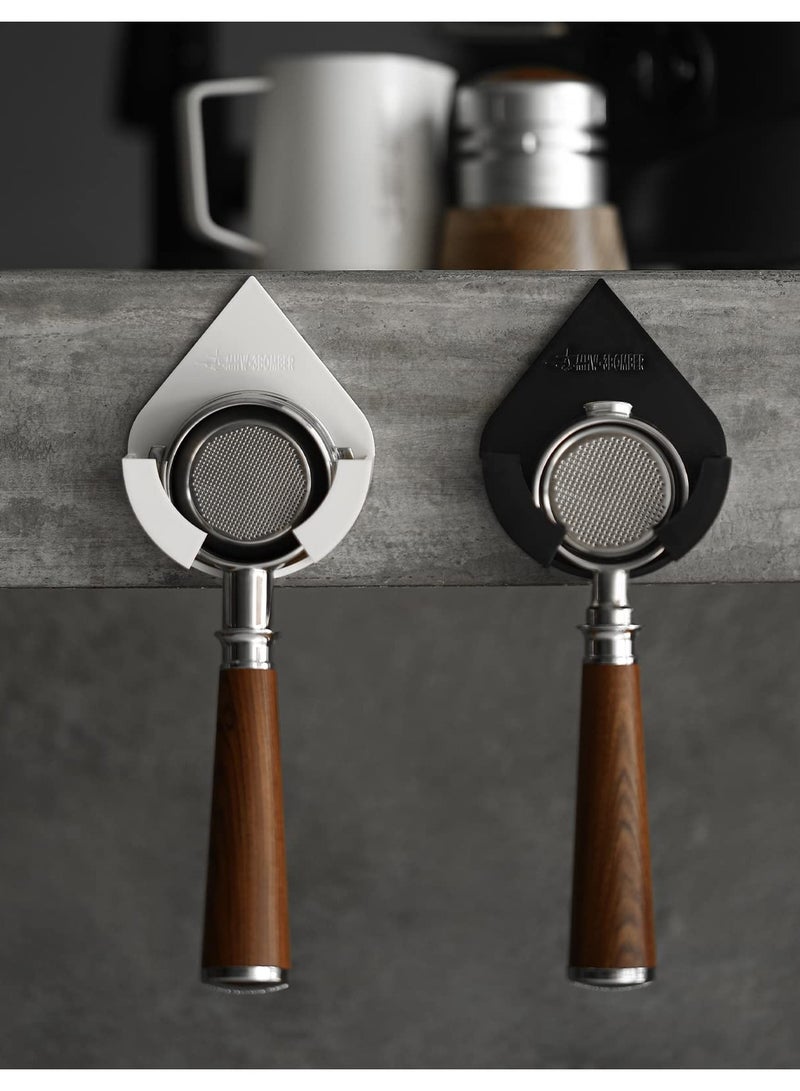 Wall-Mounted Coffee Portafilter Holder for 51 54 58MM Espresso Machines - Space-Saving Design  - Image 3