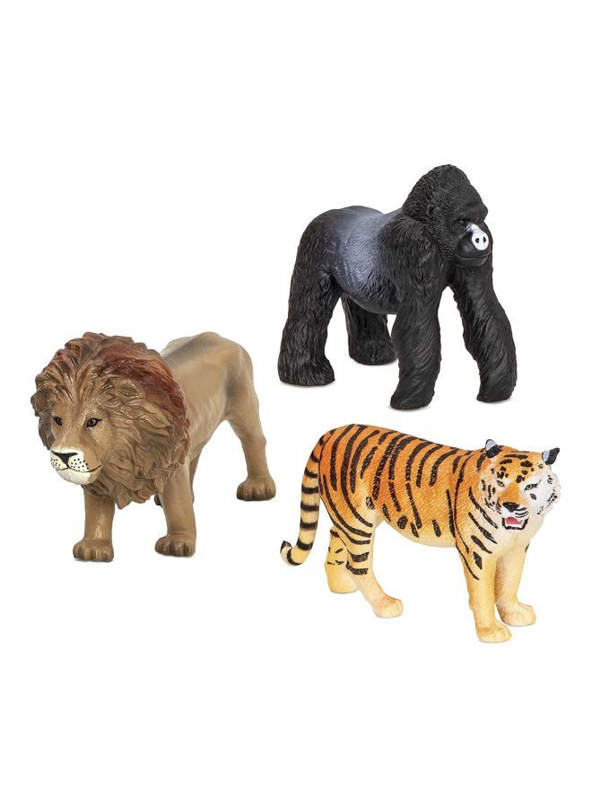 NIBEMINENT 3-Piece Jungle Animal Figure Playset AN2837Z  - Image 1