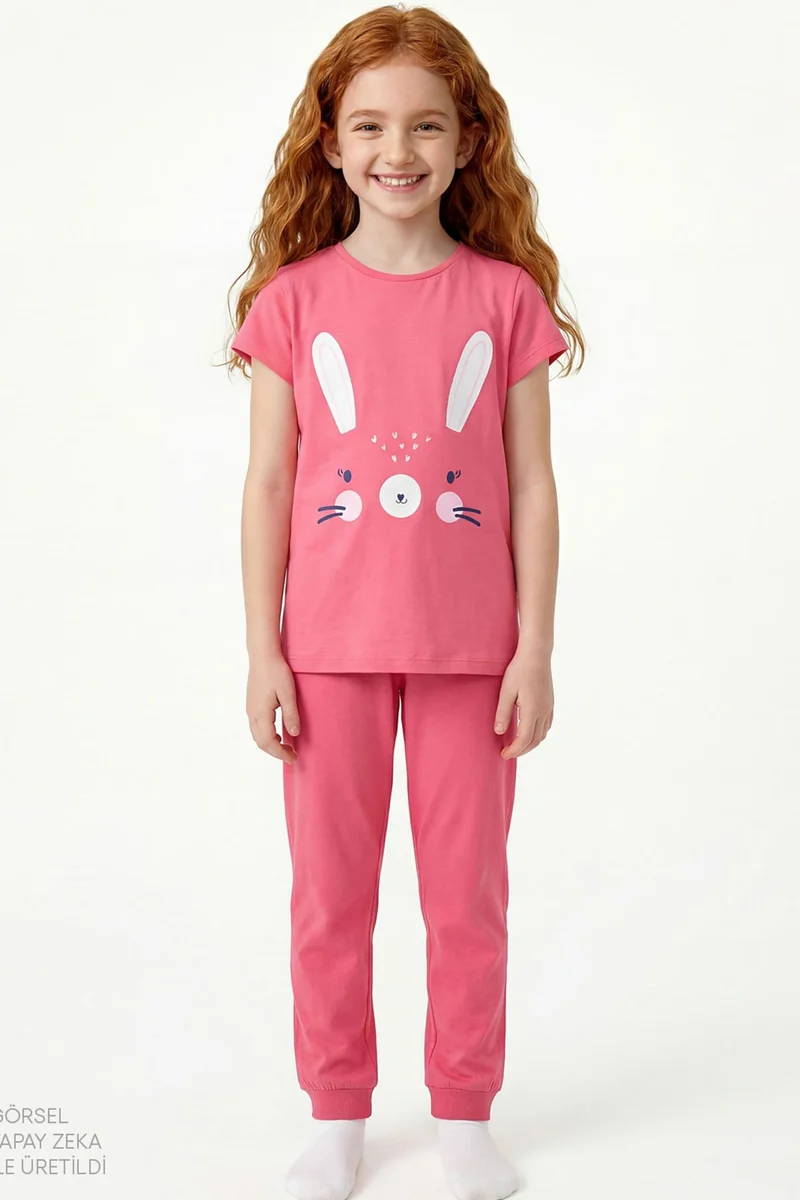 Penti PENTI Girls' Cute Rabbit Pajama Set
