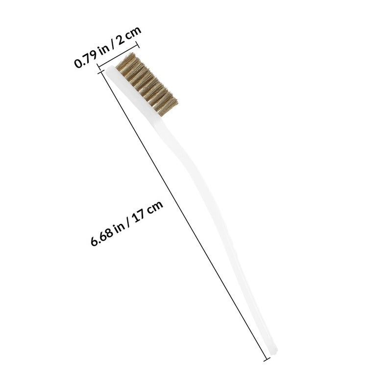 4pcs Small Brass Wire Brush Set Metal Paint Rust Remover Industrial Cleaning Tool - Image 3